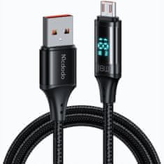 Mcdodo MCDODO KABEL DISPLEJE MICRO USB RYCHLÉ NABÍJENÍ PRO SAMSUNG 18W 1M