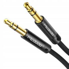 Mcdodo MCDODO MINI JACK 3,5MM STEREO ZÁSTRČKA AUX AUDIO KABEL NAPÁJENÍ 1M