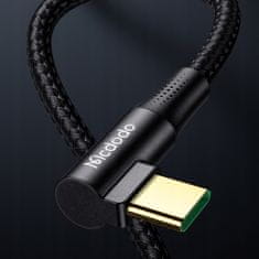 Mcdodo MCDODO ÚHLOVÝ KABEL PRO RYCHLÉ NABÍJENÍ TELEFONU USB-C 6A 1,2M