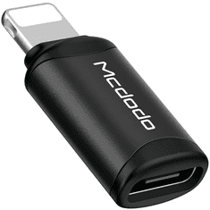 Mcdodo TELEFONNÍ ADAPTÉR MCDODO USB-C NA ADAPTÉR IPHONE ČERNÝ