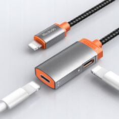 Mcdodo MCDODO ADAPTÉR 2X LIGHTNING KABEL PRO IPHONE X 11 12 13 14 PRO MAX