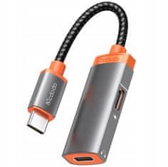 Mcdodo MCDODO ADAPTÉR 2X USB-C ADAPTÉR USB TYP C KABEL PRO SAMSUNG APPLE XIAOMI DAC