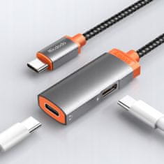 Mcdodo MCDODO ADAPTÉR 2X USB-C ADAPTÉR USB TYP C KABEL PRO SAMSUNG APPLE XIAOMI DAC