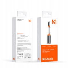 Mcdodo MCDODO ADAPTÉR LIGHTNING MINI JACK 3,5MM KABEL PRO IPHONE 13 14