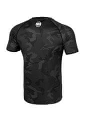 PitBull West Coast PitBull West Coast Rashguard Kr.rukáv Net Camo II - černý