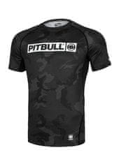 PitBull West Coast PitBull West Coast Rashguard Kr.rukáv Net Camo Hilltop II - černý