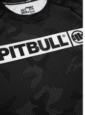 PitBull West Coast PitBull West Coast Rashguard Dl. rukáv Net Camo Hilltop II - černý