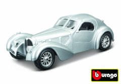 BBurago 1:24 Bugatti Atlantic stříbrná