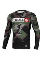 PitBull West Coast PitBull West Coast Rashguard Dl. rukáv Cross Camo - camo zelený