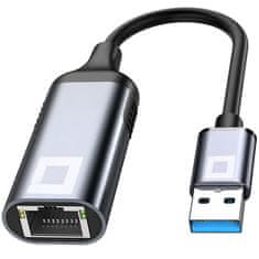 CO2 CO2 ADAPTÉR USB-A ETHERNETOVÝ ADAPTÉR SÍŤOVÁ KARTA LAN GIGABIT RJ45 1000MBPS