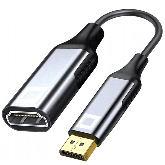 CO2 CO2 ADAPTÉR DISPLAYPORT NA HDMI 2.1 DP KABEL - HDMI FHD 240HZ 8K 60HZ HDR