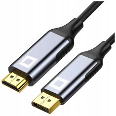 CO2 CO2 KABEL HDMI NA DISPLAYPORT 1.4 ADAPTÉR HDMI DP FHD 240HZ 4K 60HZ HDR 1M