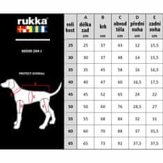 RUKKA PETS Rukka Protect Overall pláštěnka/kombinéza černá 50