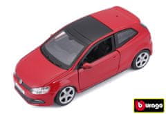 BBurago 1:24 VW Polo GTI Mark 5 červené 18-21059