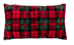 Homla Vánoční polštář s výplní | TARTAN | s beránkem | 30X50 cm | 709296