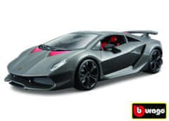 Bburago 1:24 Lamborghini Sesto Elemento Metallic Grey 18-21061