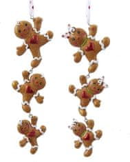 kurt adler Gingerbread Boy & Girl 1kus