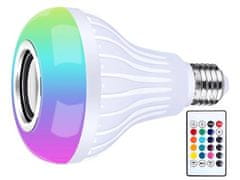 Verk 24271 LED RGB barevná žárovka s Bluetooth reproduktorem