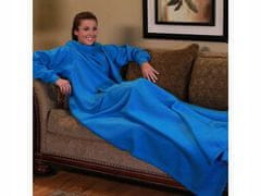 Verk Fleecová TV deka s rukávy Snuggie 180 x 140 cm modrá