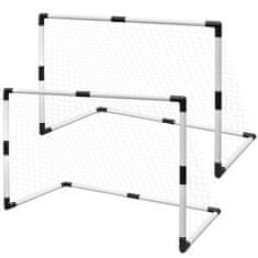 Vidaxl Set branky na minifotbal 2 ks pro děti 91,5 x 48 x 61 cm