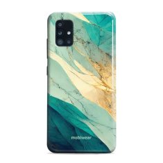 Mobiwear Odolný obal Elite Pro - Samsung Galaxy A71 - EP37E Zlatavý a zelenkavý mramor