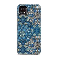 Mobiwear Odolný obal Elite Pro - Samsung Galaxy A22 5G - E108E Modré mandala květy