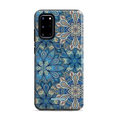 Mobiwear Odolný obal Elite Pro - Samsung Galaxy S20 Plus - E108E Modré mandala květy