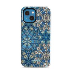 Mobiwear Odolný obal Elite Pro - Apple iPhone 13 Mini - E108E Modré mandala květy