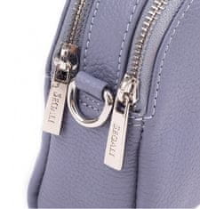 Dámská kožená crossbody kabelka 12 Lavender