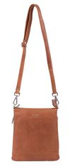 Dámská kožená crossbody kabelka 9060 cognac