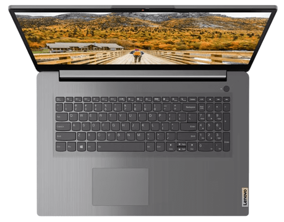 Notebook Lenovo IdeaPad 3 17ALC6 (82KV00LJCK) lehký přenosný Wi-Fi Bluetooth 17,3 palců HD displej s velmi vysokým rozlišením excelentní zvuk audio výkonný procesor AMD Ryzen integrovaná grafika AMD Radeon