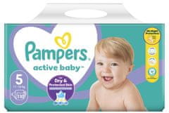 Pampers Active Baby Plenky Velikost 5, 110 Plenek, 11-16 kg