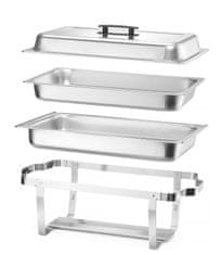 Hendi Chafing dish - sada 4 kusů, HENDI, GN 1/1, 575x352x(H)296mm - 238837