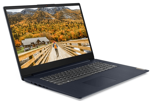 Notebook Lenovo IdeaPad 3 17ALC6 (82KV00LGCK) lehký přenosný Wi-Fi Bluetooth 17,3 palců HD displej s velmi vysokým rozlišením excelentní zvuk audio výkonný procesor AMD Ryzen integrovaná grafika AMD Radeon