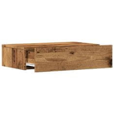 Vidaxl TV skříňky s LED osvětlením 2 ks old wood 60 x 35 x 15,5 cm