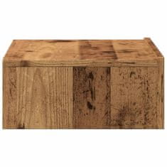 Vidaxl TV skříňky s LED osvětlením 2 ks old wood 60 x 35 x 15,5 cm