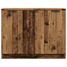 Vidaxl Příborník old wood 90,5 x 30 x 70 cm kompozitní dřevo