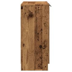 Vidaxl Příborník old wood 90,5 x 30 x 70 cm kompozitní dřevo