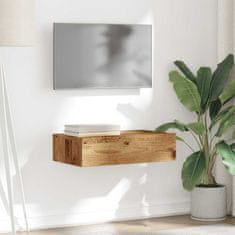 Vidaxl TV skříňka s LED osvětlením old wood 60 x 35 x 15,5 cm