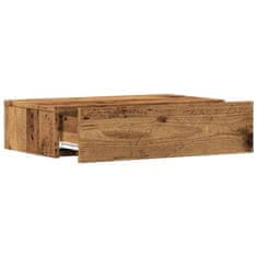 Vidaxl TV skříňka s LED osvětlením old wood 60 x 35 x 15,5 cm