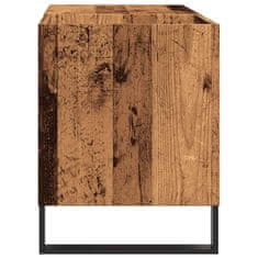 Vidaxl Skříňka na LP desky old wood 84,5 x 38 x 48 cm kompozitní dřevo