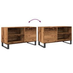 Vidaxl Skříňka na LP desky old wood 84,5 x 38 x 48 cm kompozitní dřevo