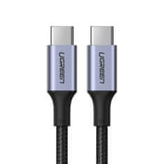 shumee Pletený USB-C kabel 5A 480Mb/s 0,5m černá a šedá