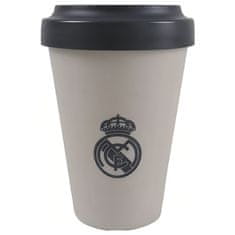 FotbalFans Cestovní hrnek Real Madrid FC, s víčkem, 400 ml