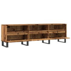 Vidaxl TV skříňka old wood 150 x 30 x 44,5 cm kompozitní dřevo