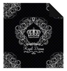 Detexpol Přehoz na postel Royal Dreams black Polyester, 170/210 cm