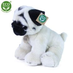 Rappa Plyšový pes mops 30 cm ECO-FRIENDLY