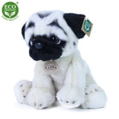 Rappa Plyšový pes mops 30 cm ECO-FRIENDLY