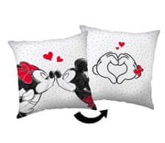 Jerry Fabrics Polštářek Mickey and Minnie Love 05 Polyester, 40/40 cm