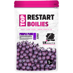 Lk Baits Top ReStart Boilies Purple Plum 18 mm, 1kg